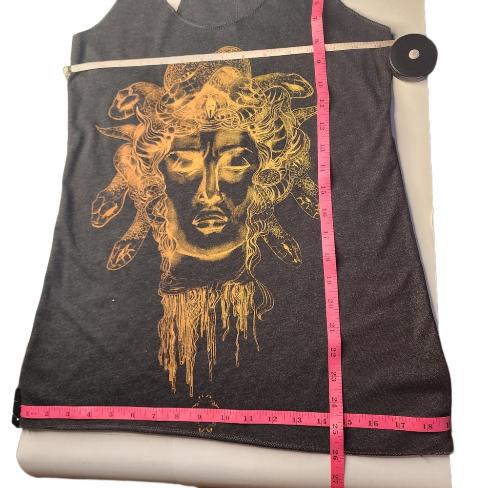 Gladiator Art & Apparel. Handmade. Medusa, Racerback Tank. Size: XS-XXL - Picture 4 of 6